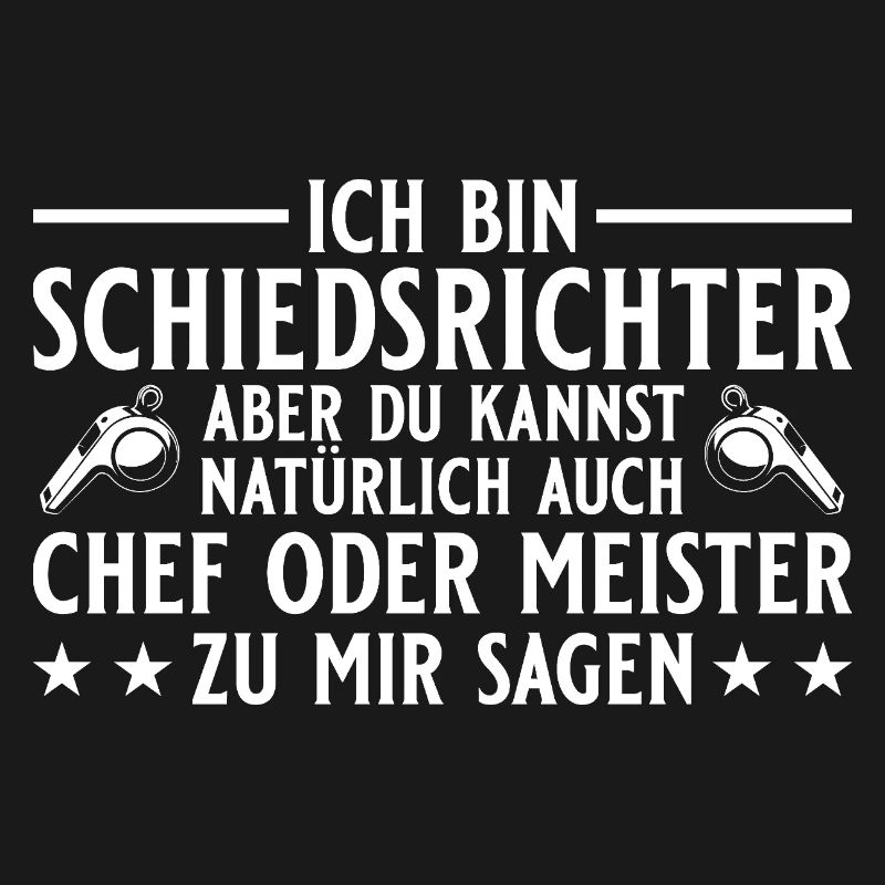 Schiedsrichter Chef oder Meister