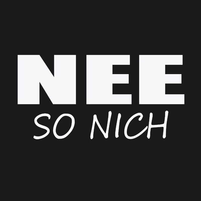 NON, PAS COMME ÇA