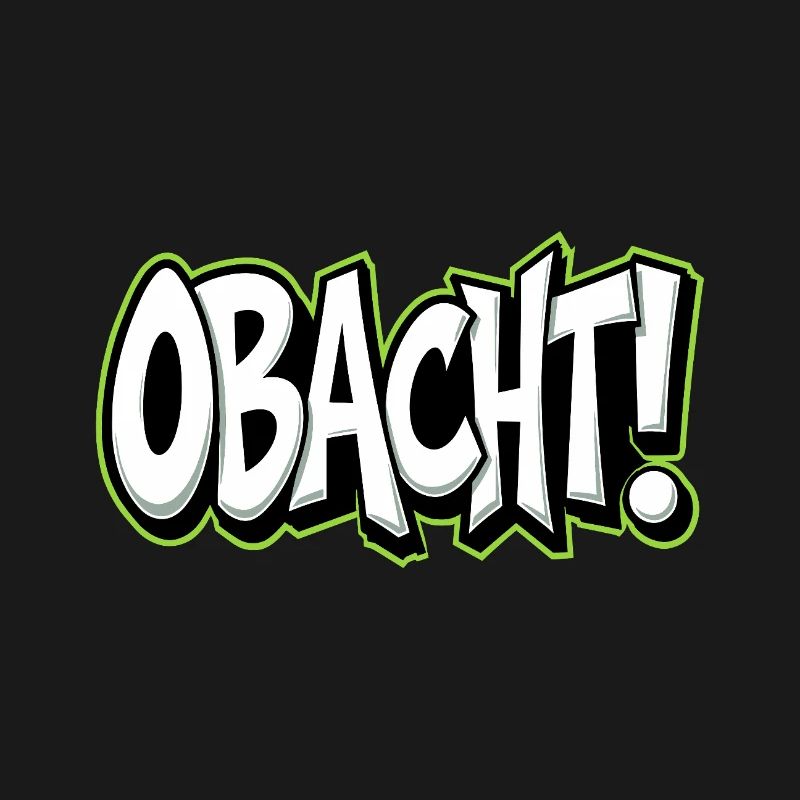Caution Bavarian Saying Dialect Warning