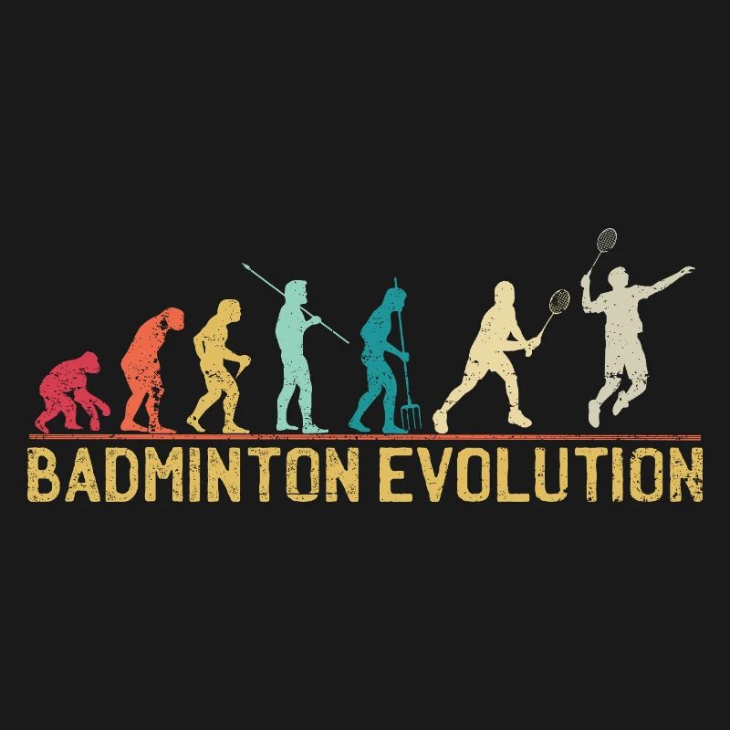 Badminton Evolution Zeitleiste Design