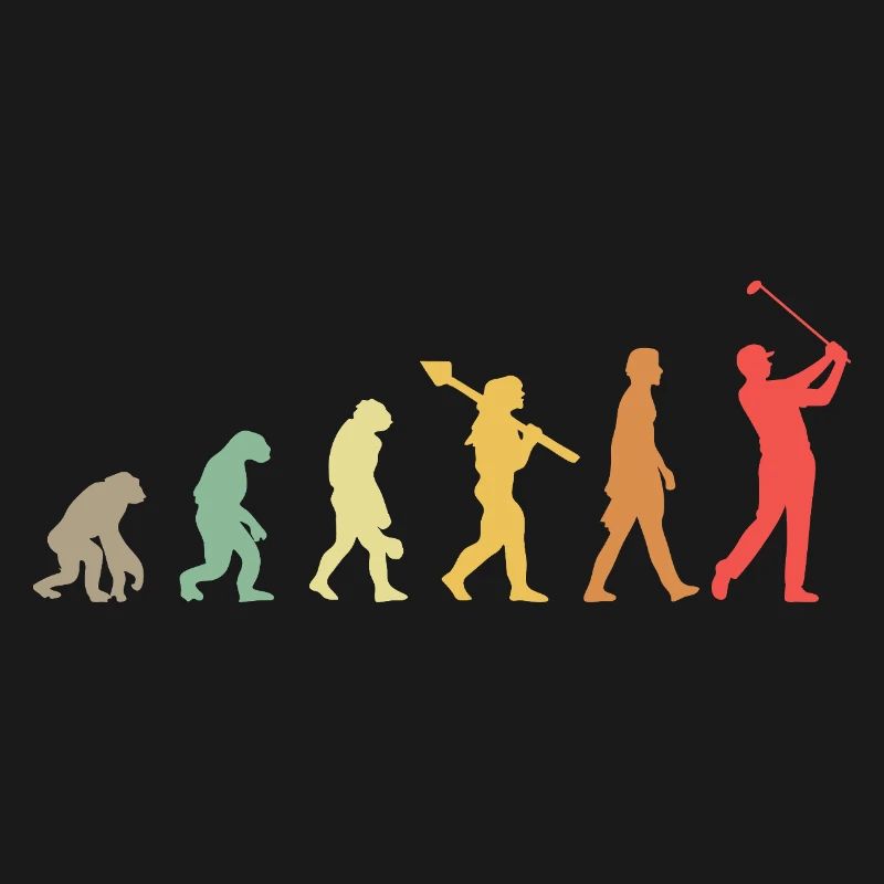 Golf Golfer Golf Évolution des golfeurs