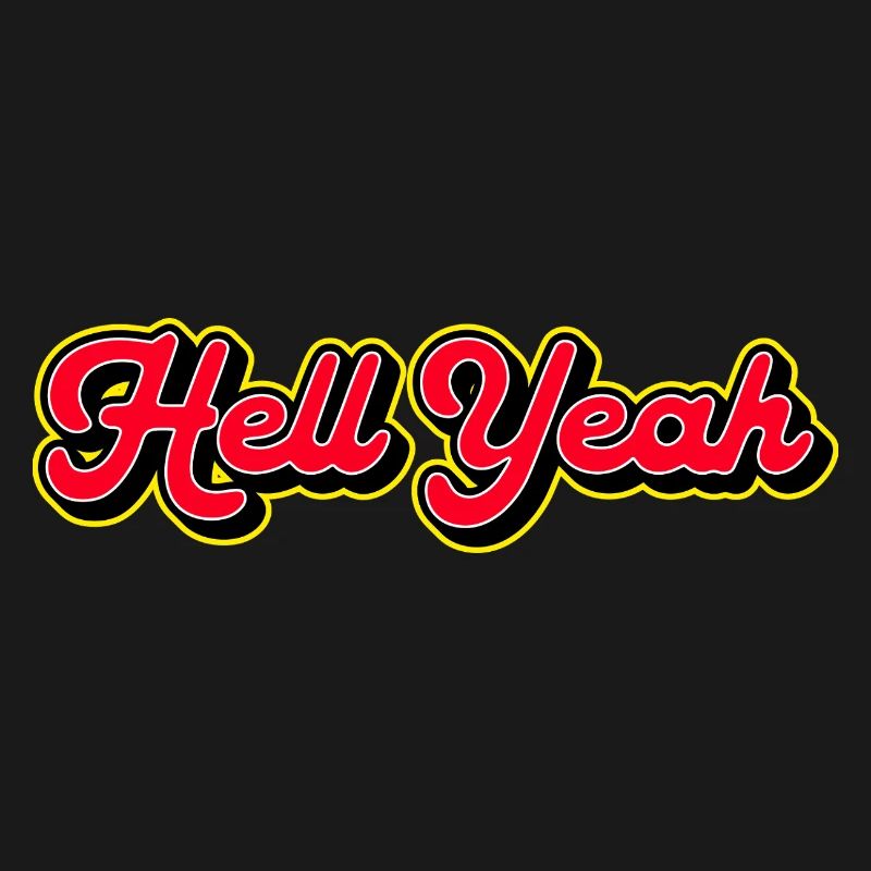 Hell yes 3D Retro Script