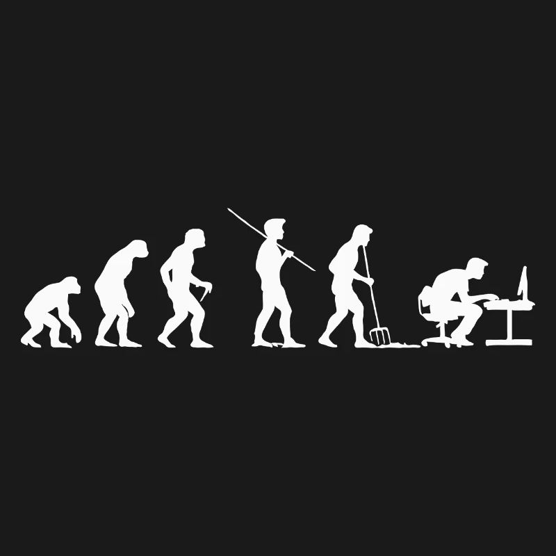 Evolution Programmierer Computerfreak