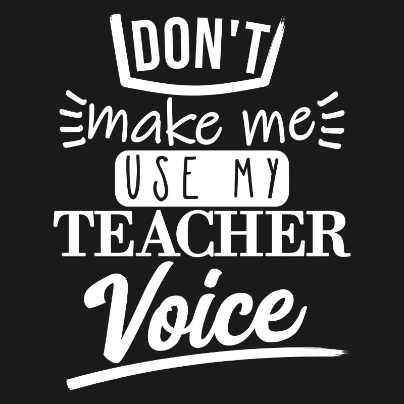 Don't Make Me Use It (white)