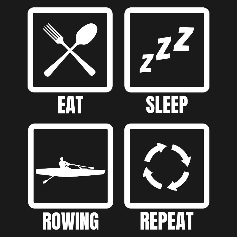 Eating, sleeping, rowing, repeating