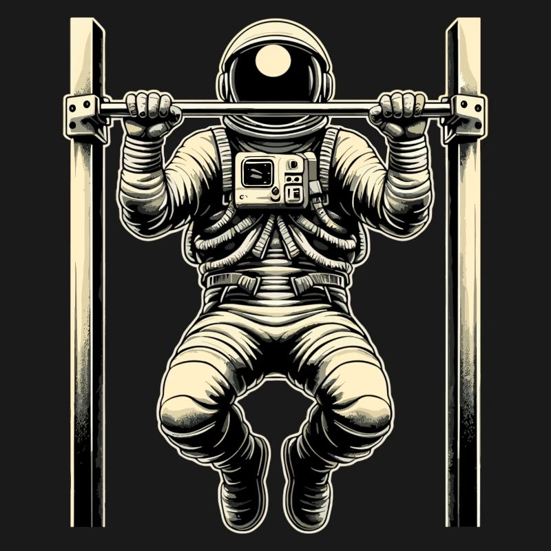 Calisthenics Astronaut Pull-ups Gift