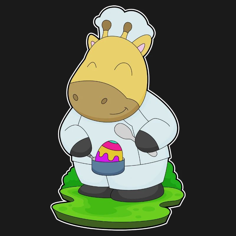 Giraffe Easter Chef