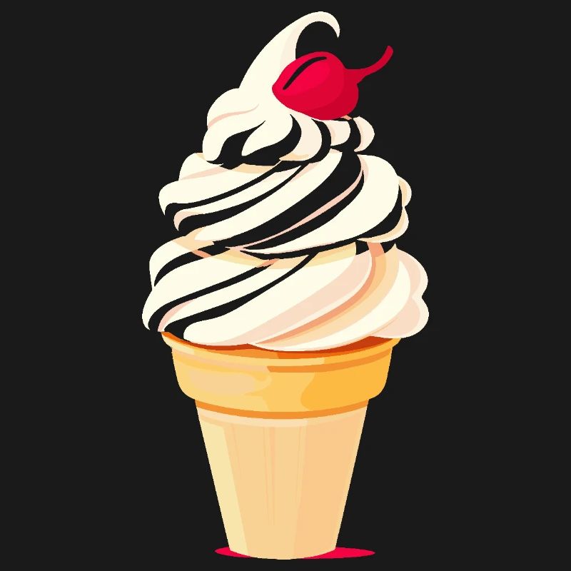 Cornet de crème glacée Artwork