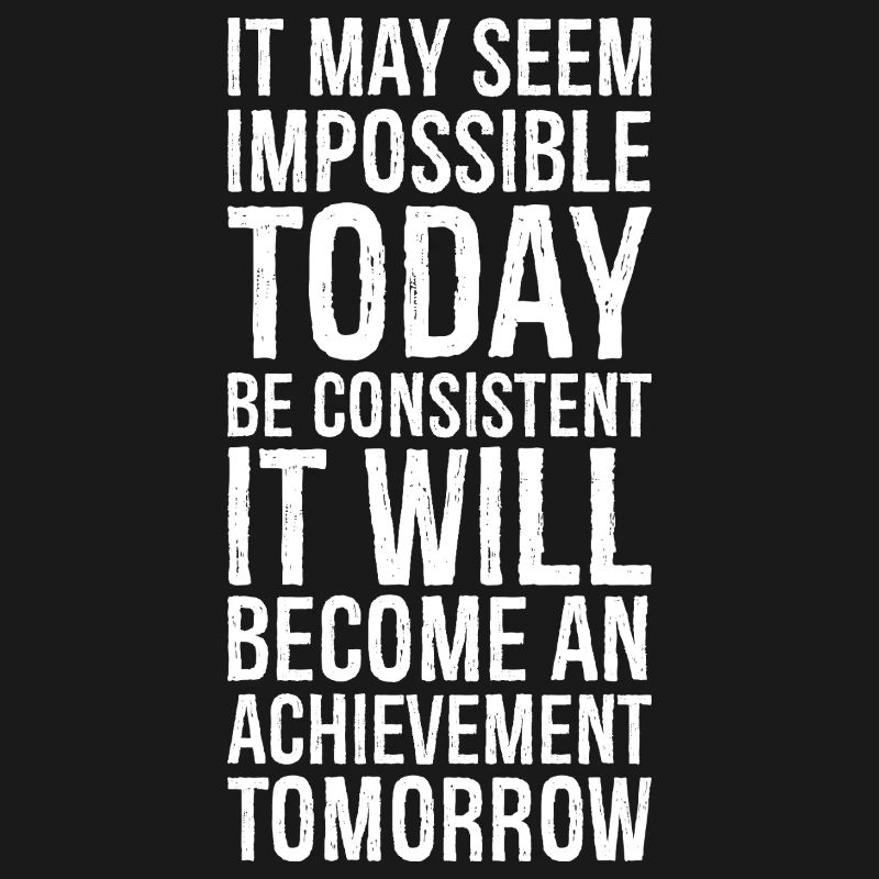 it may seem impossible today to be consistent with it