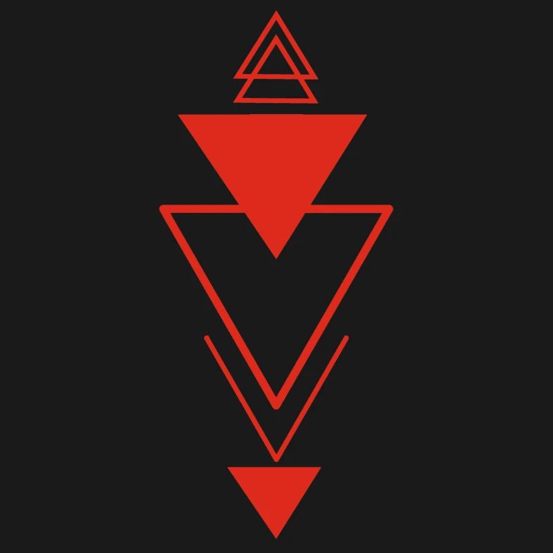 Triangular symbol (red)
