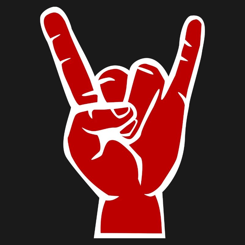 Devil's hand, Devil Rock cool metal symbol