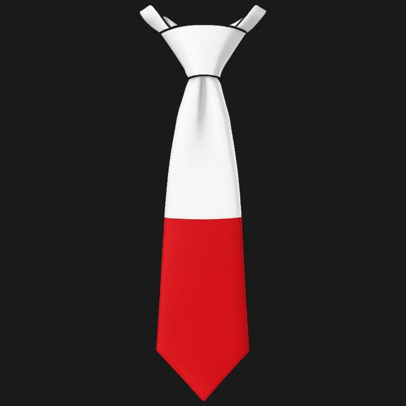 Cravate Pologne – Conception du drapeau