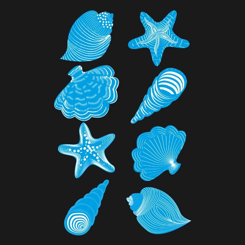 Shells and starfish