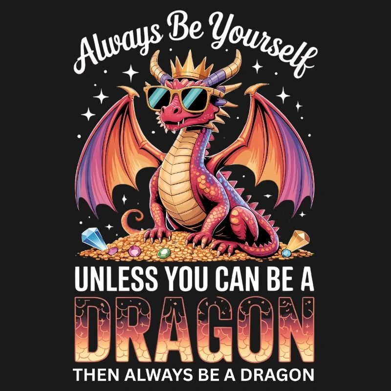 Sei immer du selbst, es sei denn, du kannst ein Drache sein