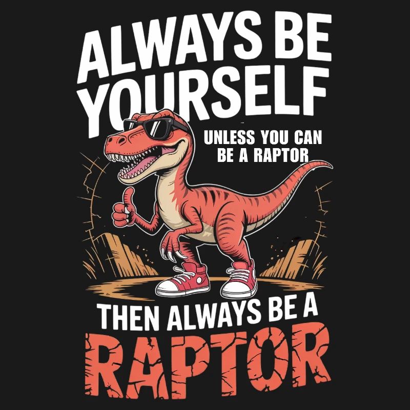 Sei immer du selbst, es sei denn, du kannst ein Raptor sein