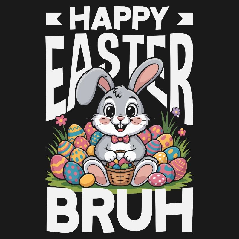 Happy Easter Sweet Easter Bunny Egg Hunt Easter Eggs