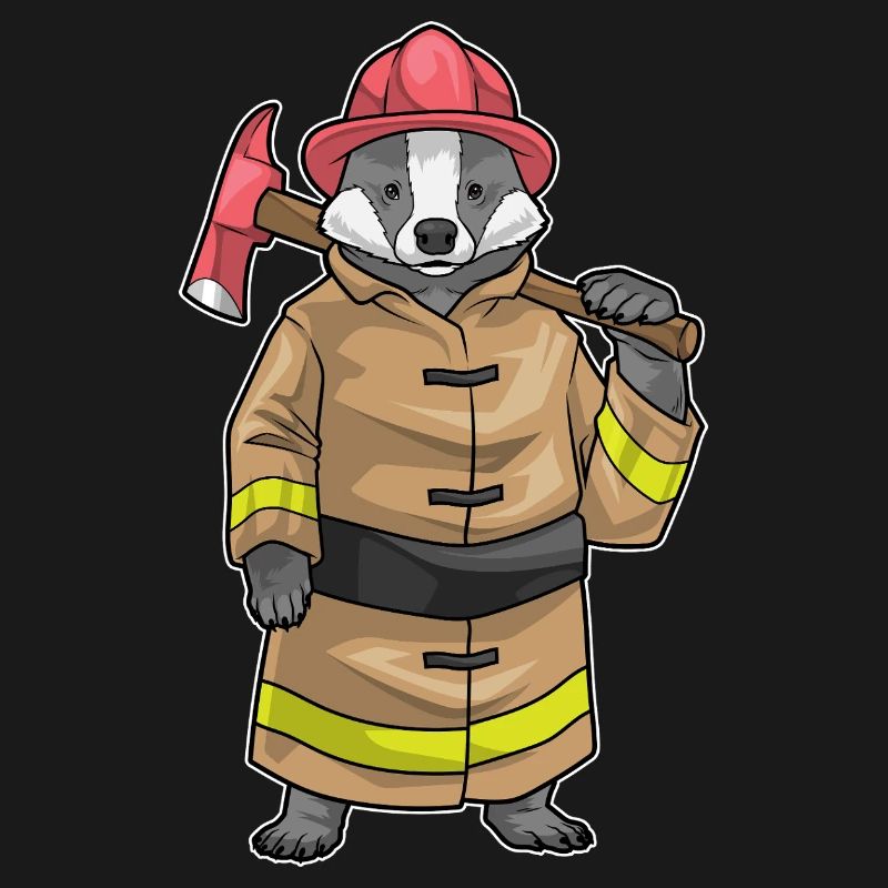 Badger Firefighter Axe Fire Brigade