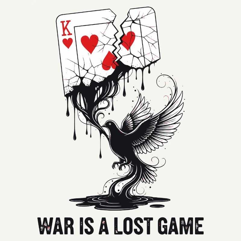 War Is A Lost Game Anti-War Statement