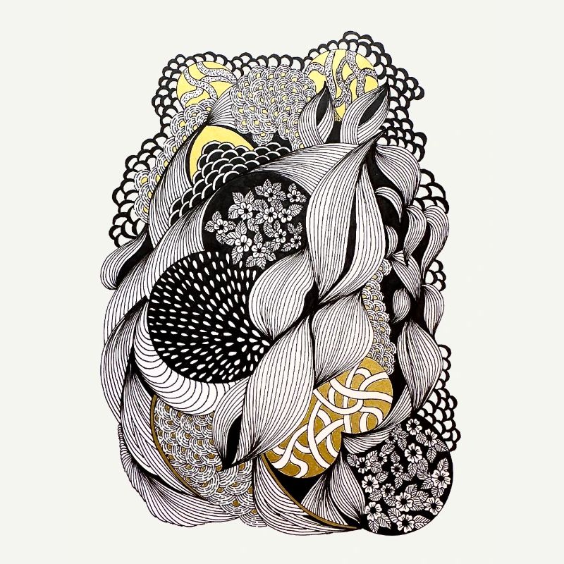 Intertwined Flower Pattern