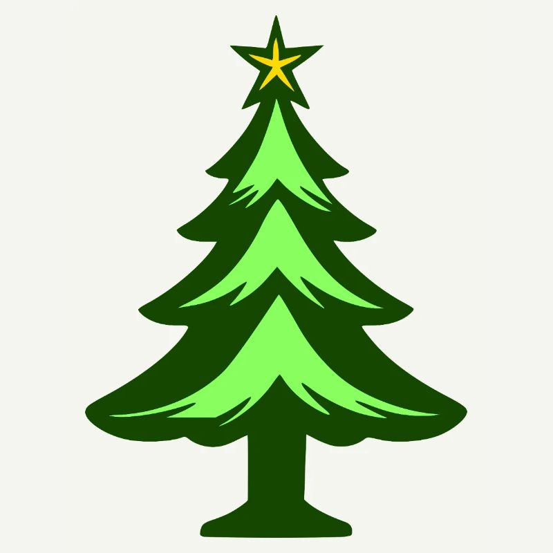 Simple graphique de sapin de Noël