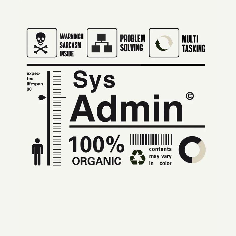 Sys Admin Penguin Computer Nerd pc Board cpu ner