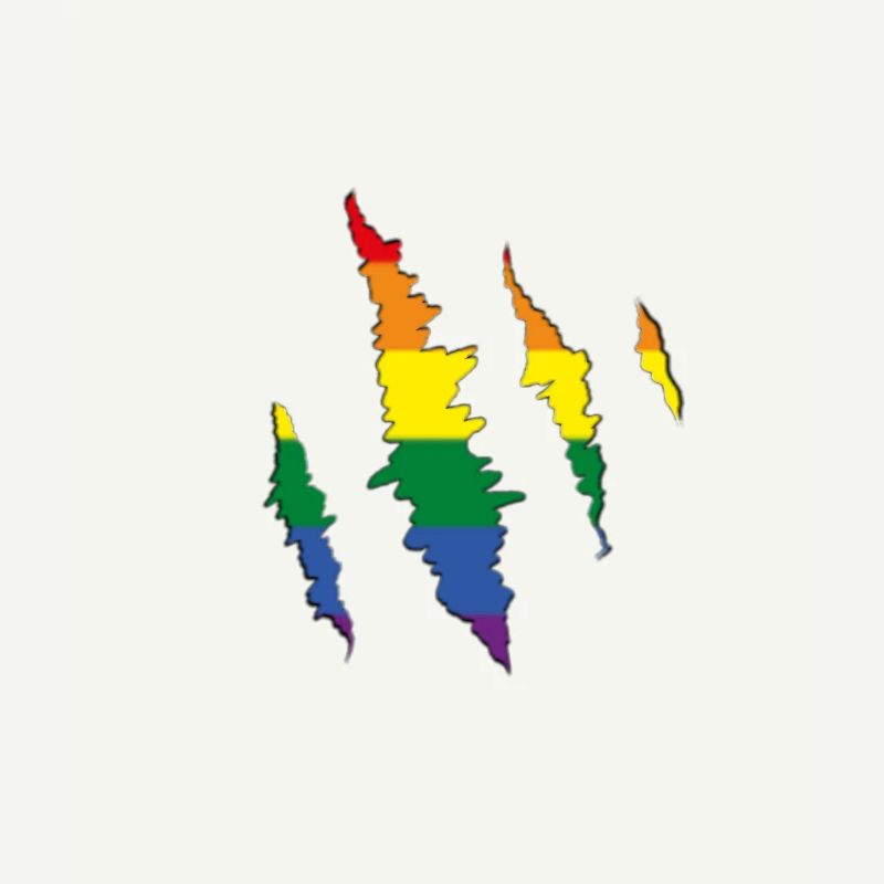 Griffe arc-en-ciel Scratch Trace