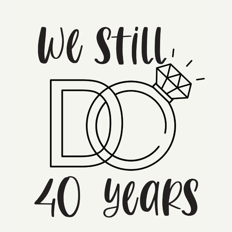 40th Wedding Anniversary Ruby Wedding Wedding Gift