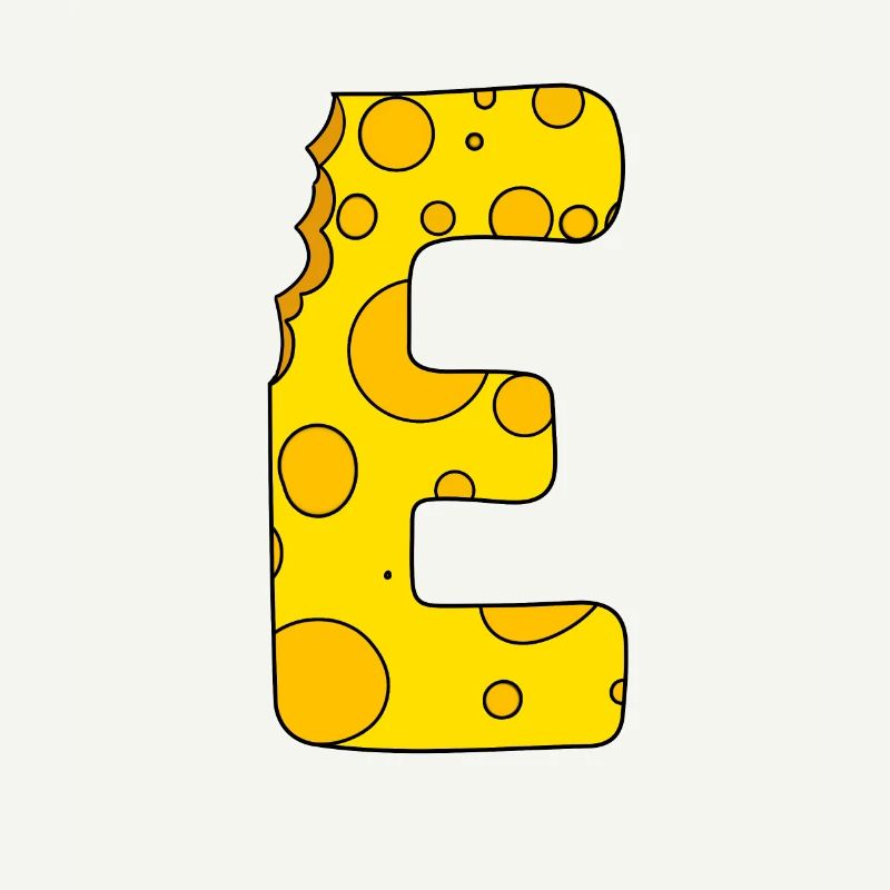 Letter E