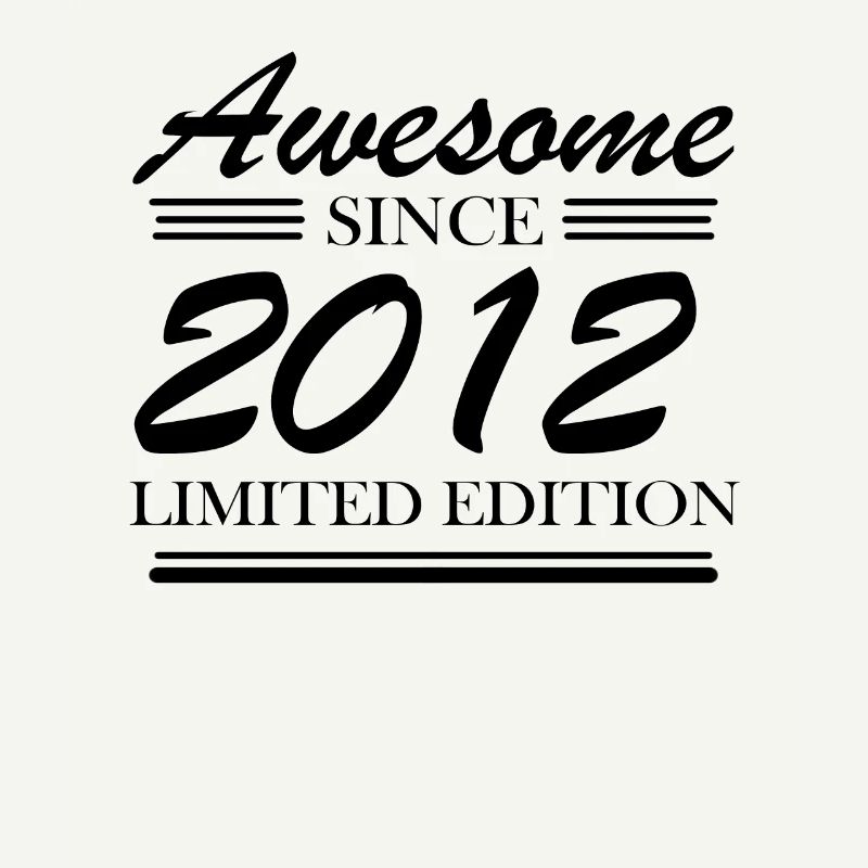 2012 - Né 2012 - Année de naissance 2012