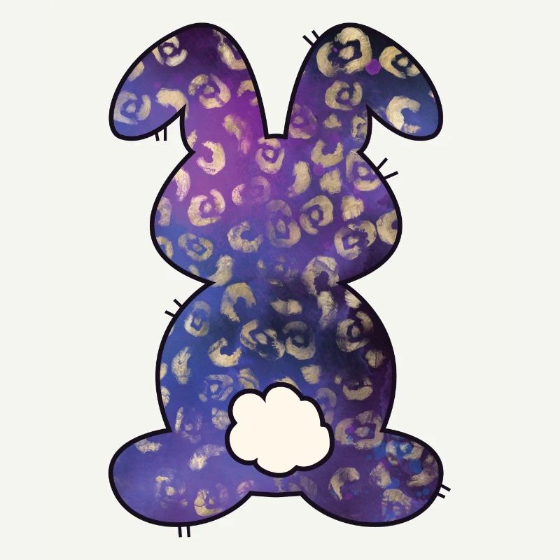 Leopard Pattern Rabbit Easter