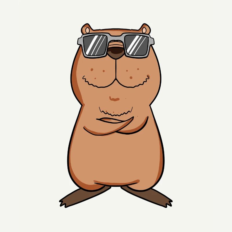 cooles Capybara