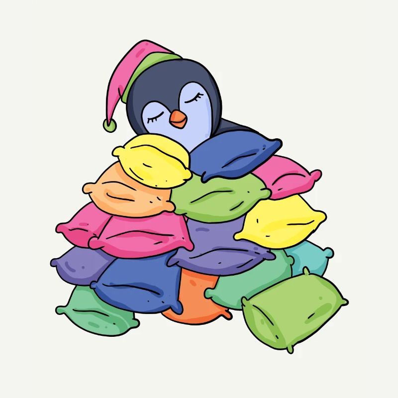 Sleeping Penguin