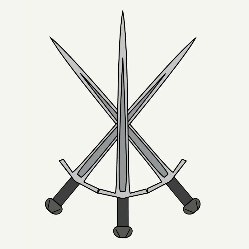 Épées Sabre Épée Combat Roi