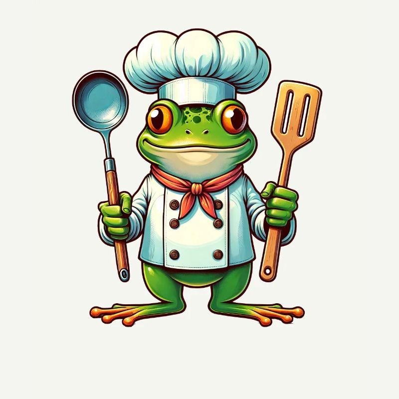 Chef Frog Funny Kitchen Design