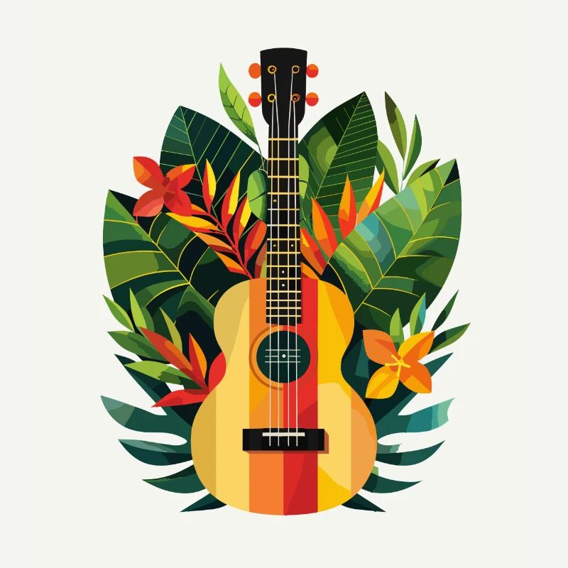 Ukulele Comic Look