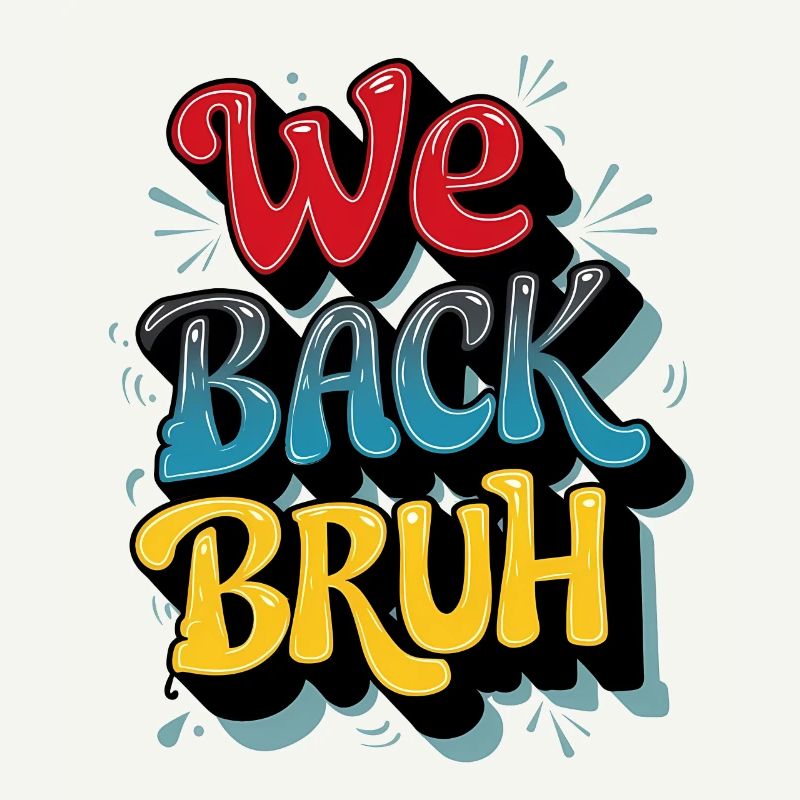 Cheerful Retro Text Design