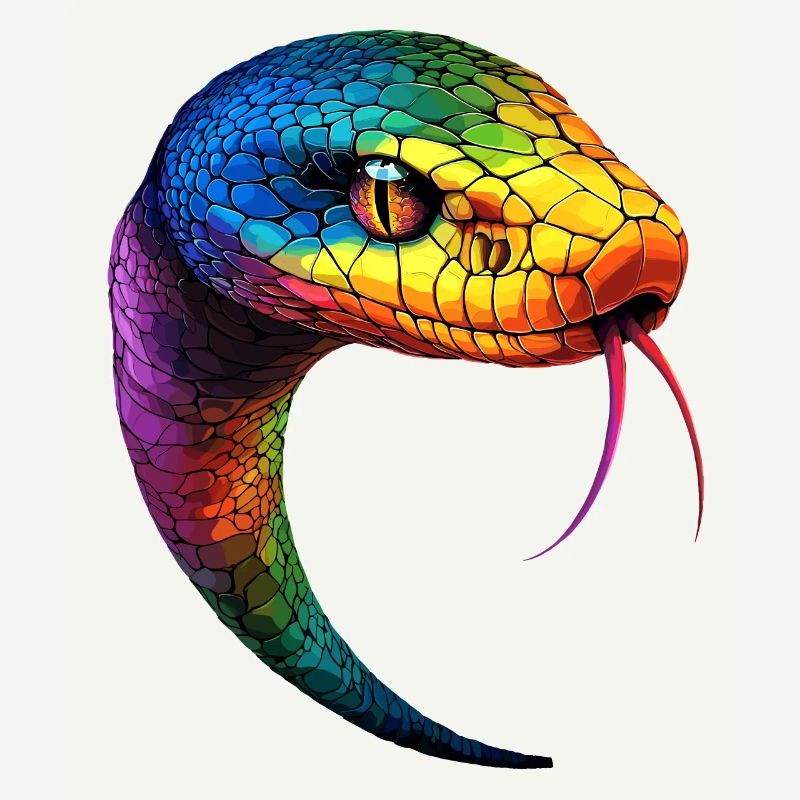 Serpent Python Cobra Mamba Serpent à sonnettes Serpent