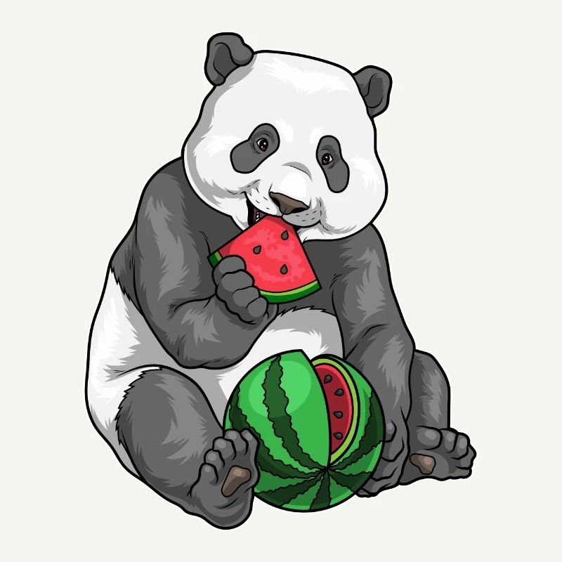 Panda Pastèque