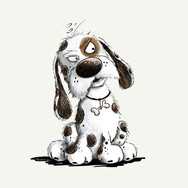 Nope Dog Saying Statement Grumpy