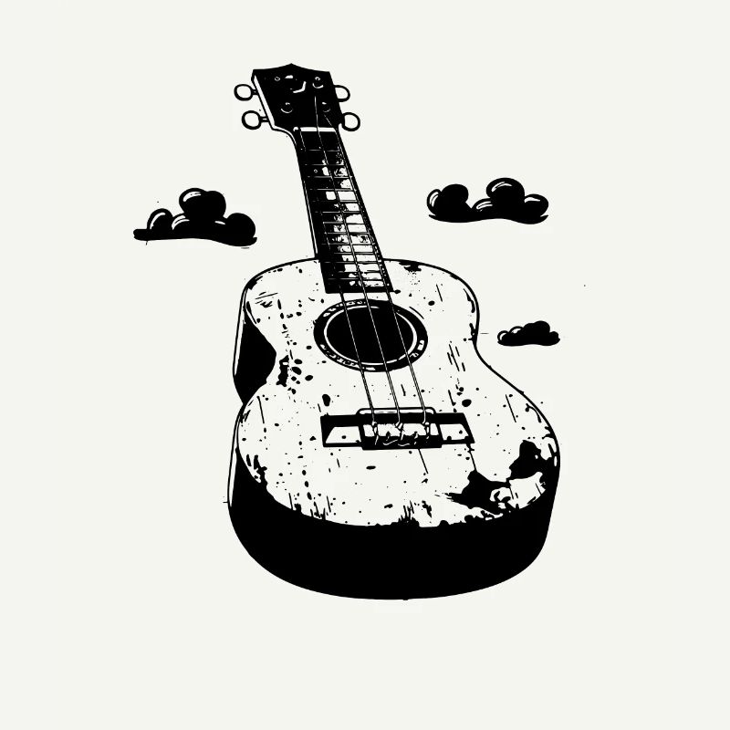 Ukulele Comic Style