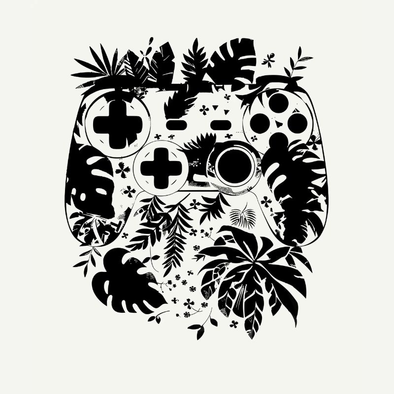 Spiel Controller Comic Stil