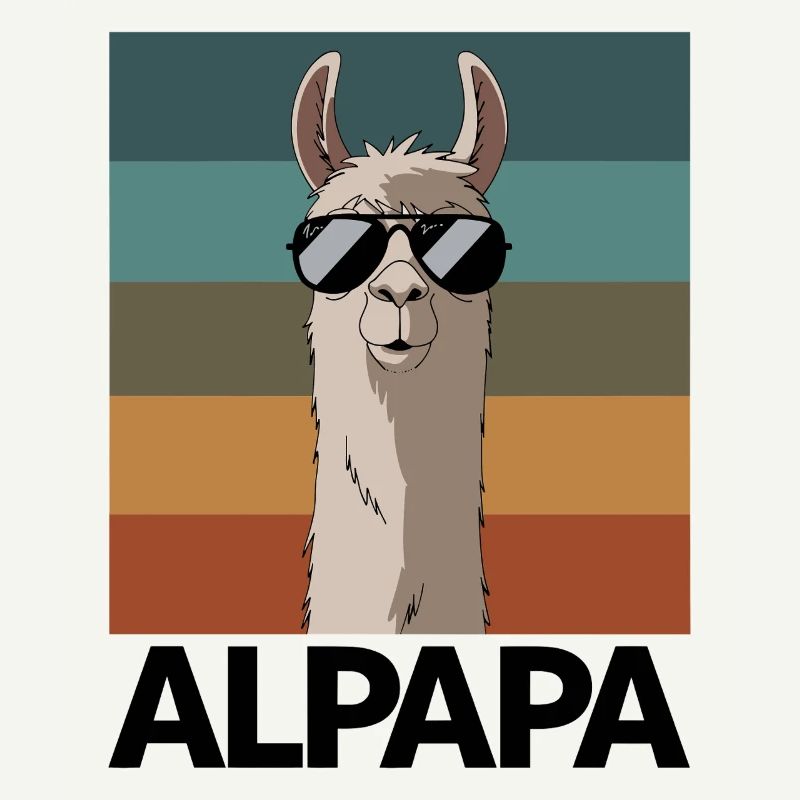 Dad Alpaca Dad Funny Llama Father's Day Gift