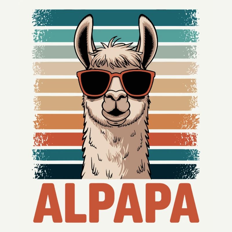 Dad Alpaca Dad Funny Llama Father's Day Gift
