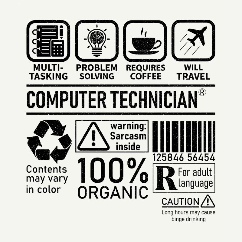 Technicien en informatique multitâche résolution de problèmes