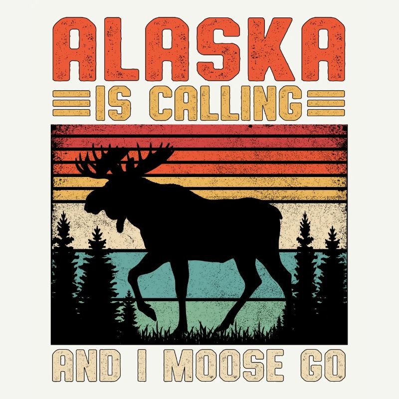Alaska Ruft: Elch auf Wanderschaft