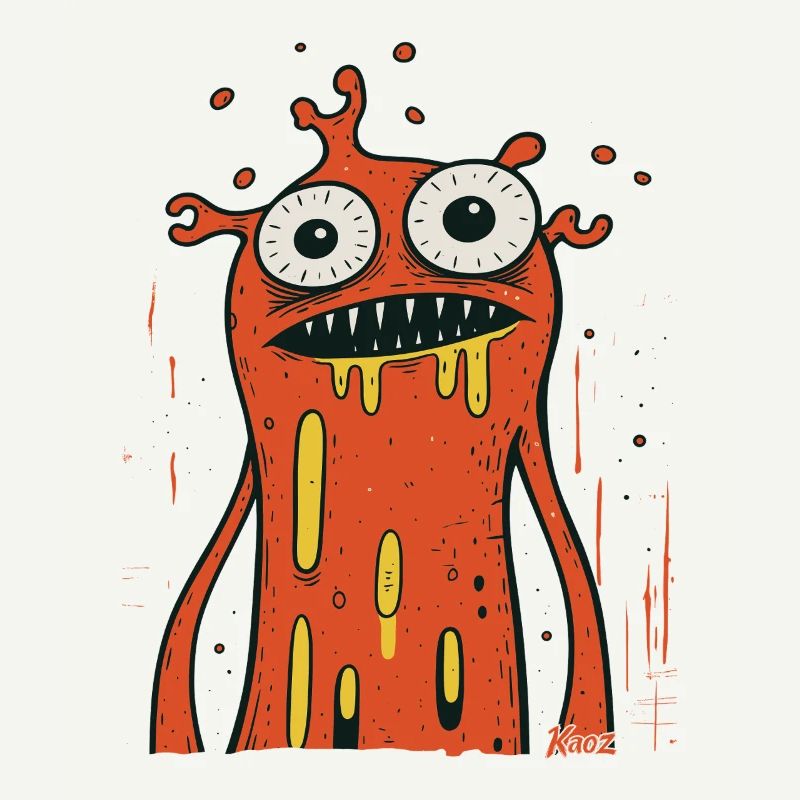 Conception de monstre cool