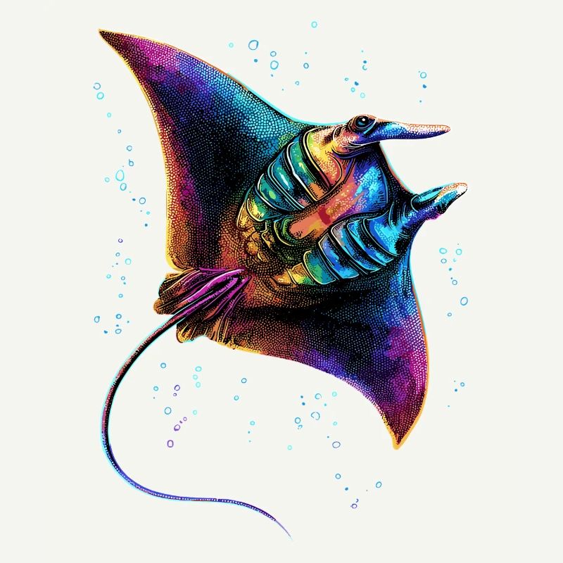 Manta Ray, Devil Ray, Stingray, Diver