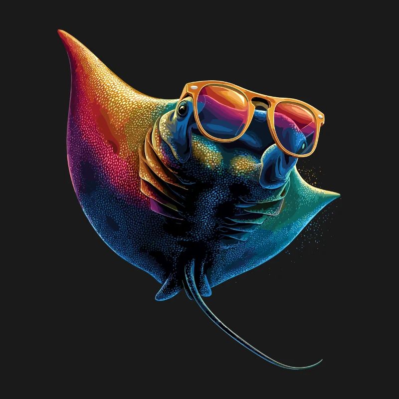 Manta Ray, Devil Ray, Stingray, Diver