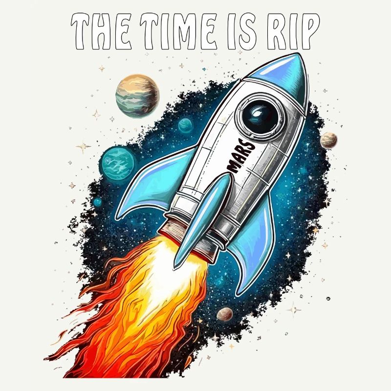 ROCKET MARS THE TIME IS RIP