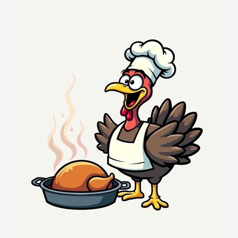 Cuisinier de dinde de Thanksgiving